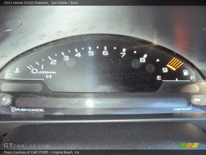 Spa Yellow / Black 2001 Honda S2000 Roadster