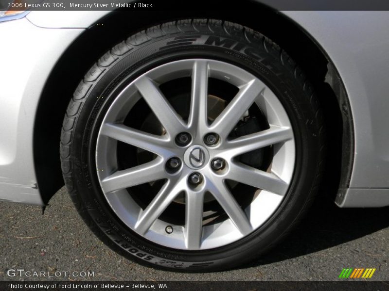 Mercury Silver Metallic / Black 2006 Lexus GS 300