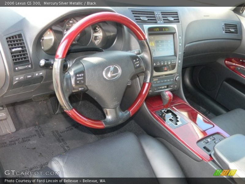 Mercury Silver Metallic / Black 2006 Lexus GS 300