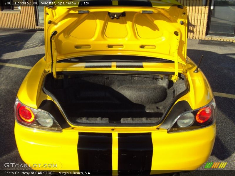 Spa Yellow / Black 2001 Honda S2000 Roadster