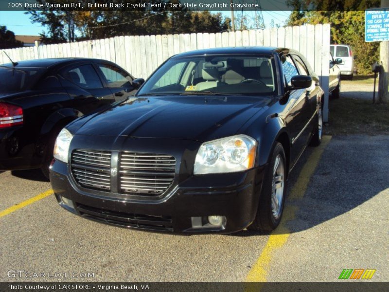 Brilliant Black Crystal Pearl / Dark Slate Gray/Light Graystone 2005 Dodge Magnum R/T