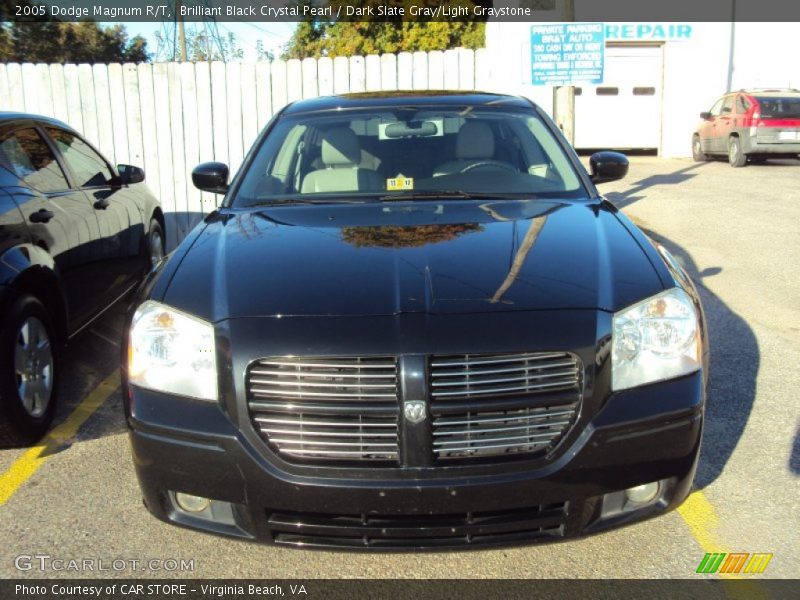 Brilliant Black Crystal Pearl / Dark Slate Gray/Light Graystone 2005 Dodge Magnum R/T