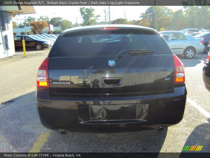 Brilliant Black Crystal Pearl / Dark Slate Gray/Light Graystone 2005 Dodge Magnum R/T