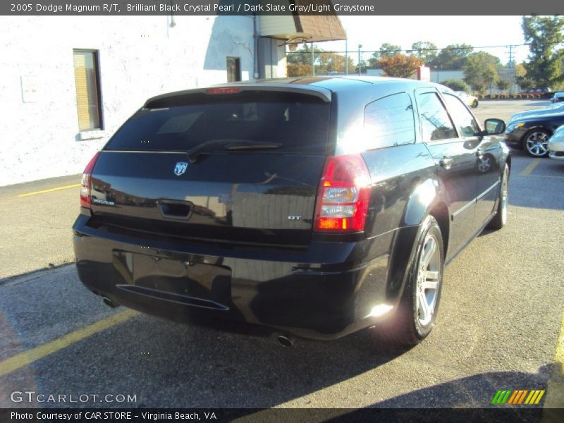 Brilliant Black Crystal Pearl / Dark Slate Gray/Light Graystone 2005 Dodge Magnum R/T