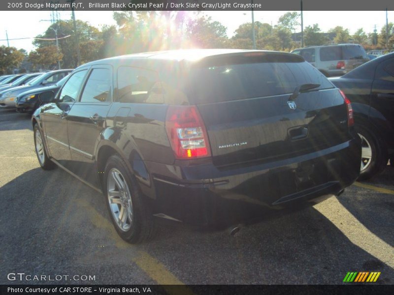Brilliant Black Crystal Pearl / Dark Slate Gray/Light Graystone 2005 Dodge Magnum R/T