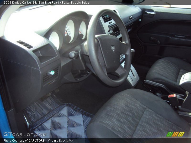 Surf Blue Pearl / Pastel Pebble Beige 2008 Dodge Caliber SE