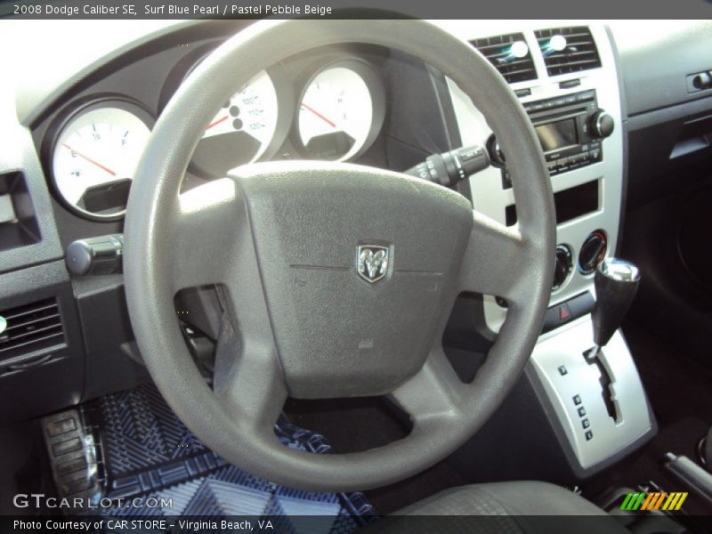Surf Blue Pearl / Pastel Pebble Beige 2008 Dodge Caliber SE
