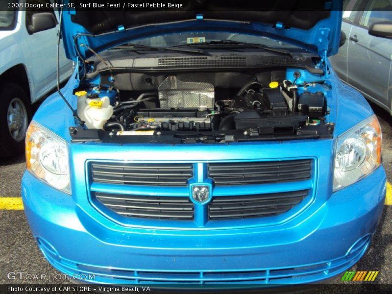 Surf Blue Pearl / Pastel Pebble Beige 2008 Dodge Caliber SE