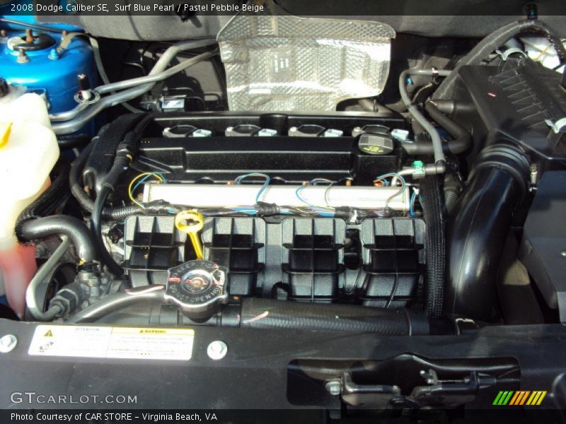 Surf Blue Pearl / Pastel Pebble Beige 2008 Dodge Caliber SE
