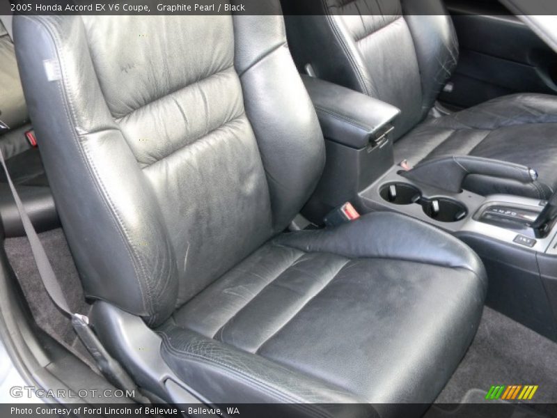 Graphite Pearl / Black 2005 Honda Accord EX V6 Coupe