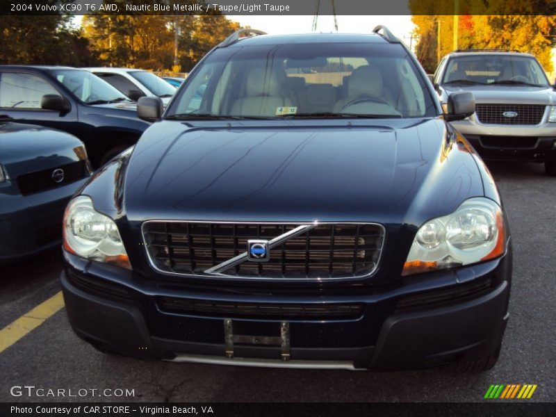 Nautic Blue Metallic / Taupe/Light Taupe 2004 Volvo XC90 T6 AWD
