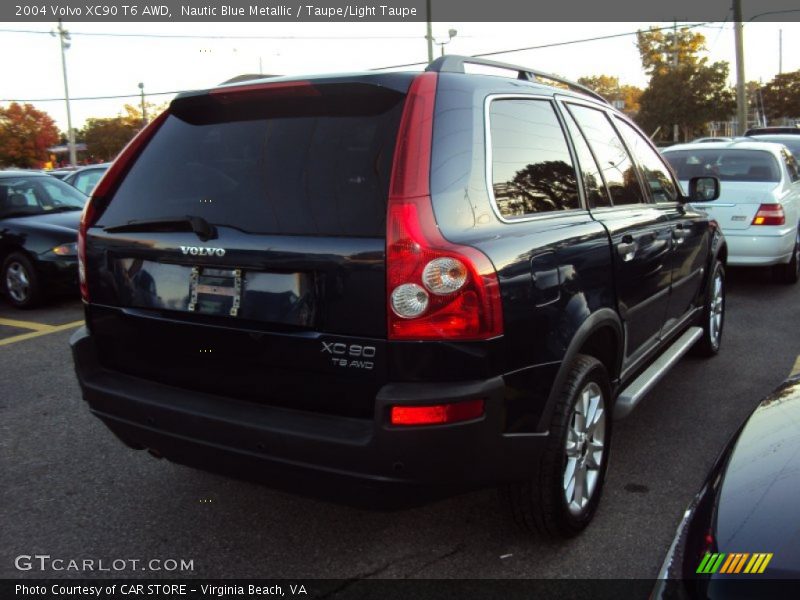 Nautic Blue Metallic / Taupe/Light Taupe 2004 Volvo XC90 T6 AWD