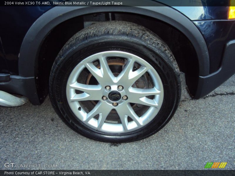Nautic Blue Metallic / Taupe/Light Taupe 2004 Volvo XC90 T6 AWD