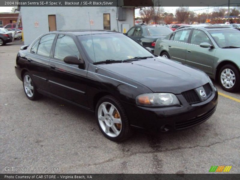 Blackout / SE-R Black/Silver 2004 Nissan Sentra SE-R Spec V