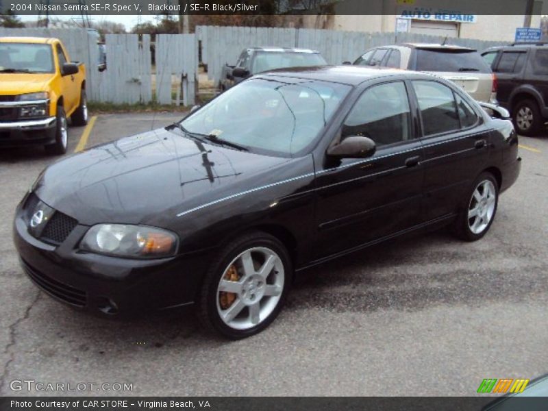 Blackout / SE-R Black/Silver 2004 Nissan Sentra SE-R Spec V