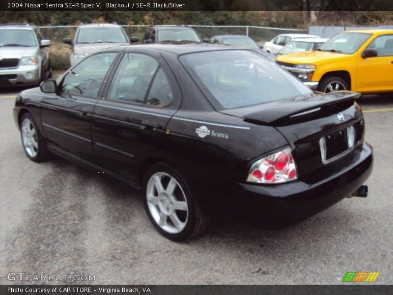 Blackout / SE-R Black/Silver 2004 Nissan Sentra SE-R Spec V