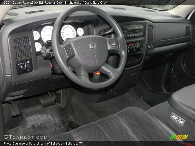 Bright White / Dark Slate Gray 2004 Dodge Ram 1500 SLT Regular Cab