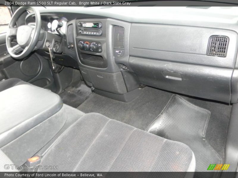 Bright White / Dark Slate Gray 2004 Dodge Ram 1500 SLT Regular Cab