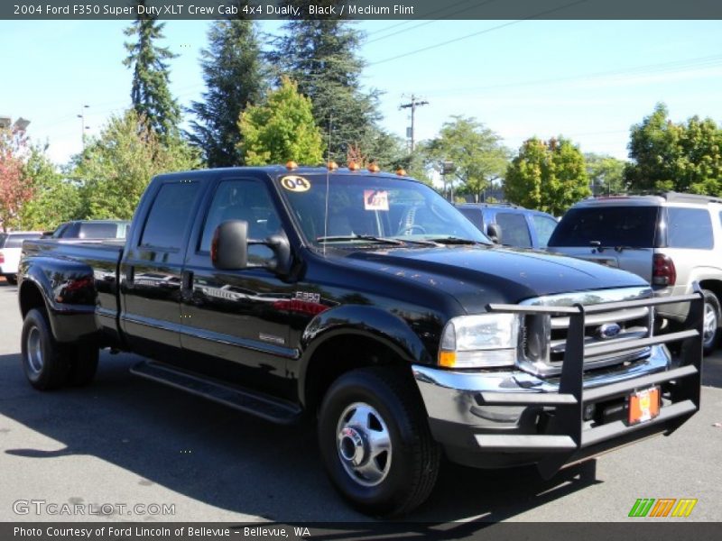 Black / Medium Flint 2004 Ford F350 Super Duty XLT Crew Cab 4x4 Dually