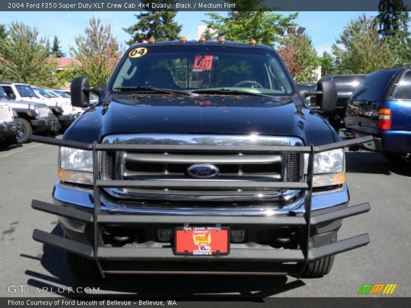 Black / Medium Flint 2004 Ford F350 Super Duty XLT Crew Cab 4x4 Dually