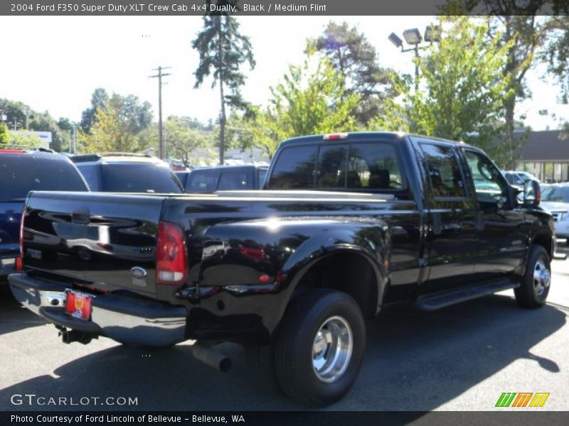 Black / Medium Flint 2004 Ford F350 Super Duty XLT Crew Cab 4x4 Dually