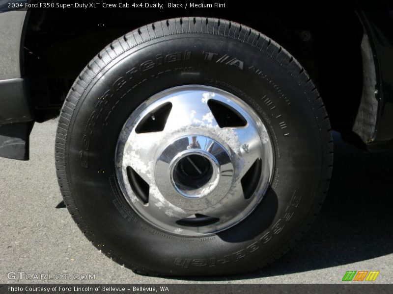 Black / Medium Flint 2004 Ford F350 Super Duty XLT Crew Cab 4x4 Dually