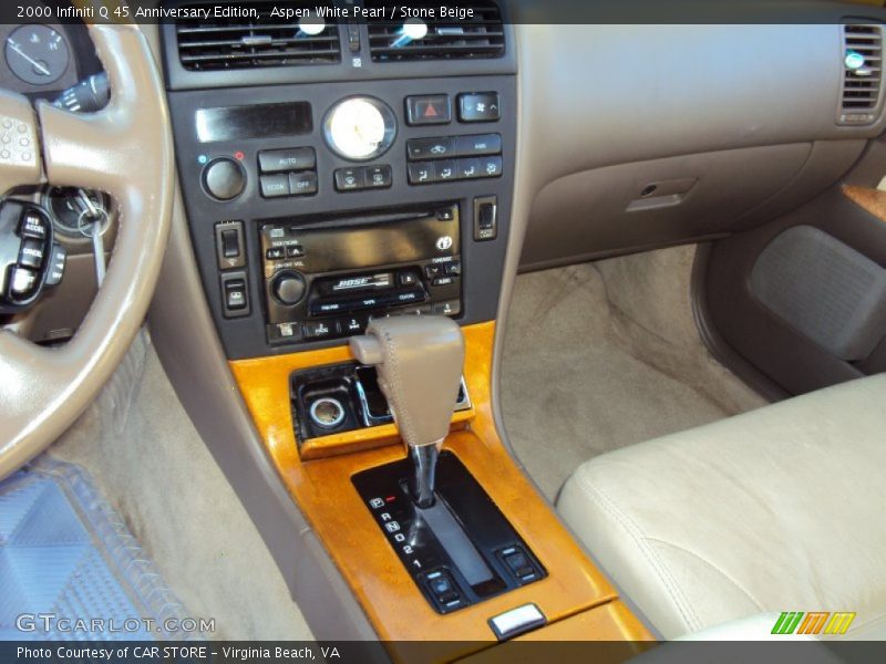 Aspen White Pearl / Stone Beige 2000 Infiniti Q 45 Anniversary Edition