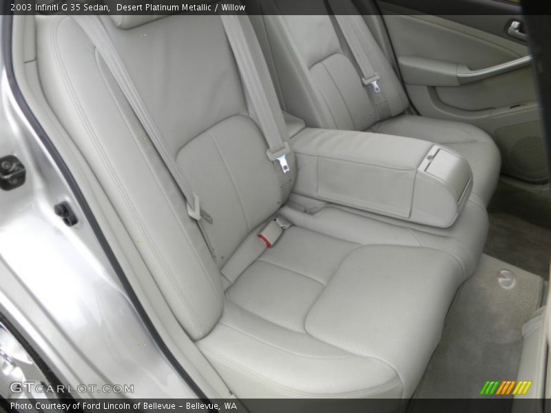 Desert Platinum Metallic / Willow 2003 Infiniti G 35 Sedan