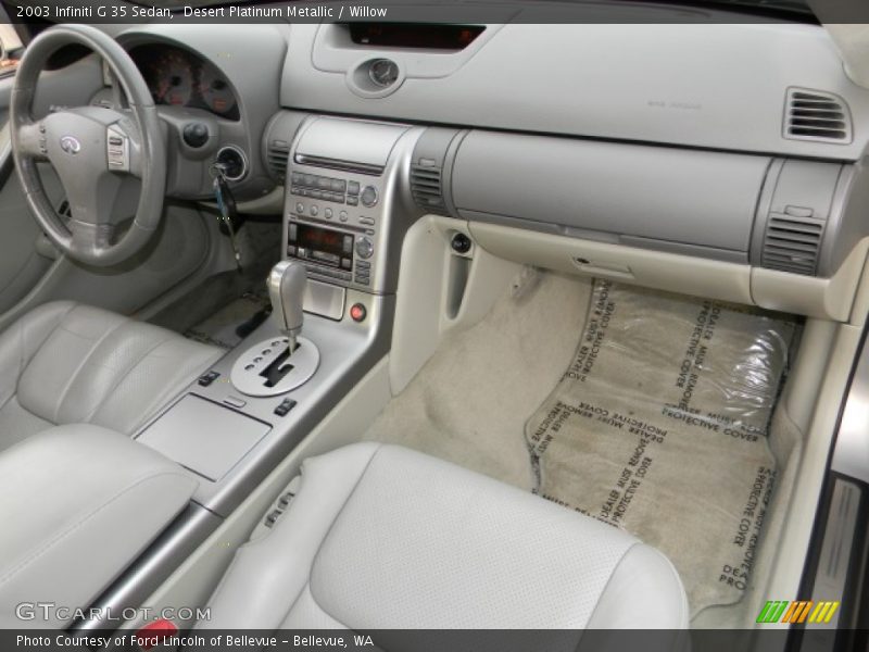 Desert Platinum Metallic / Willow 2003 Infiniti G 35 Sedan