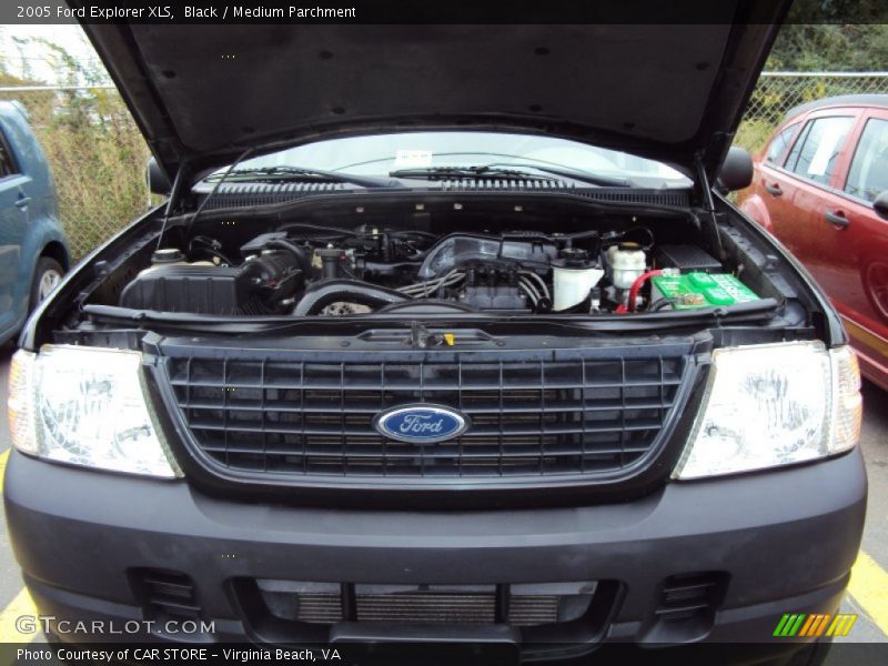 Black / Medium Parchment 2005 Ford Explorer XLS