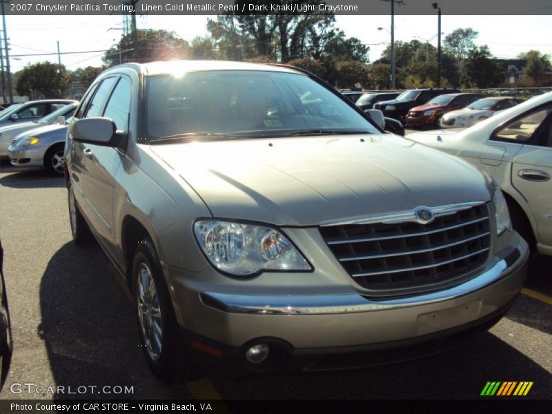 Linen Gold Metallic Pearl / Dark Khaki/Light Graystone 2007 Chrysler Pacifica Touring