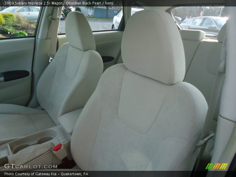 Obsidian Black Pearl / Ivory 2009 Subaru Impreza 2.5i Wagon