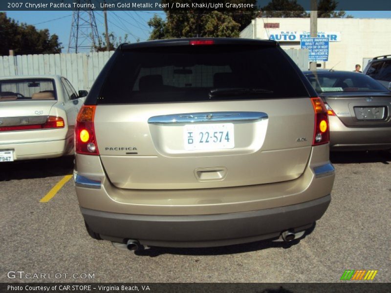 Linen Gold Metallic Pearl / Dark Khaki/Light Graystone 2007 Chrysler Pacifica Touring