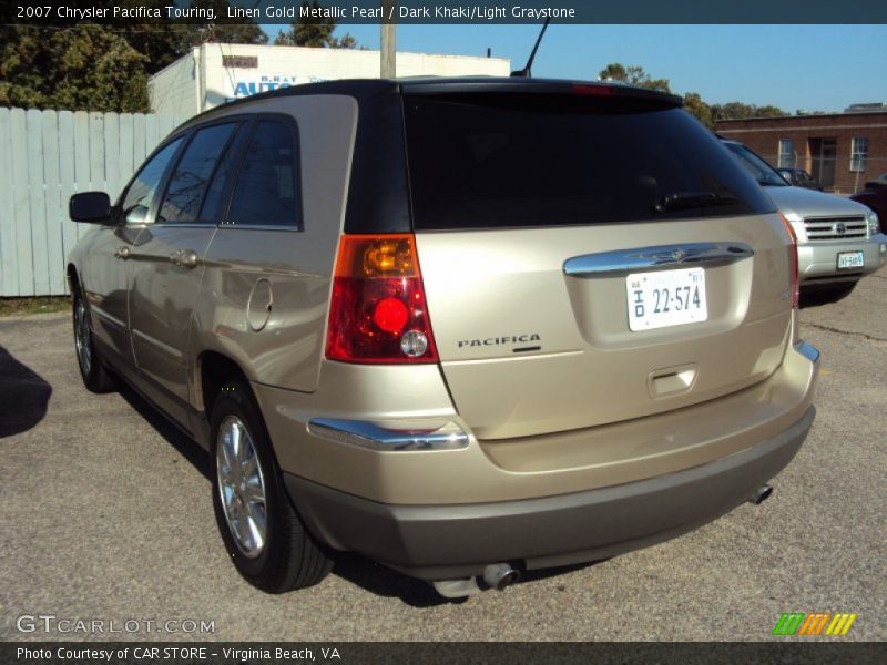 Linen Gold Metallic Pearl / Dark Khaki/Light Graystone 2007 Chrysler Pacifica Touring