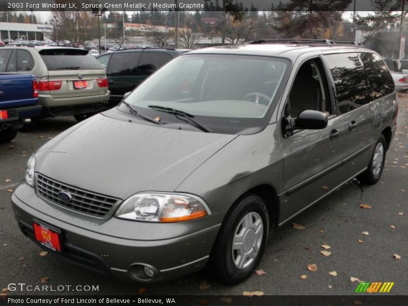 Spruce Green Metallic / Medium Graphite 2003 Ford Windstar LX
