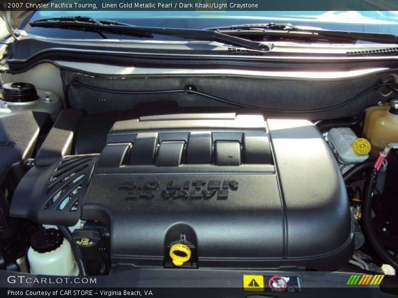 Linen Gold Metallic Pearl / Dark Khaki/Light Graystone 2007 Chrysler Pacifica Touring