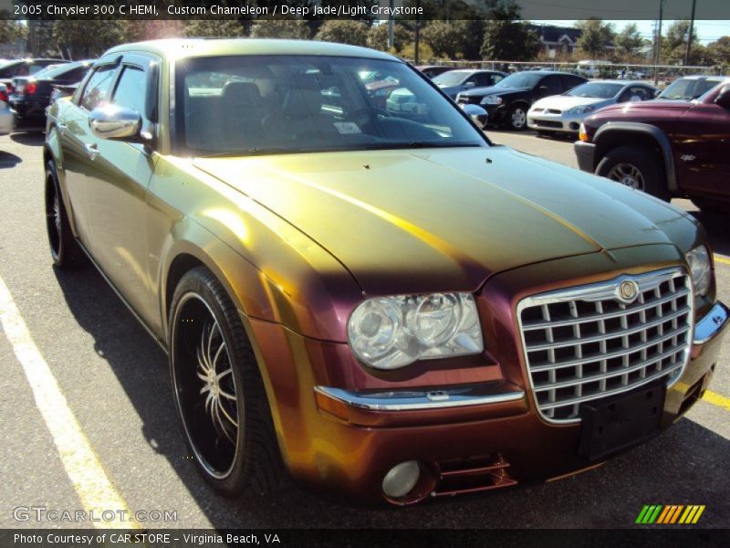 Custom Chameleon / Deep Jade/Light Graystone 2005 Chrysler 300 C HEMI