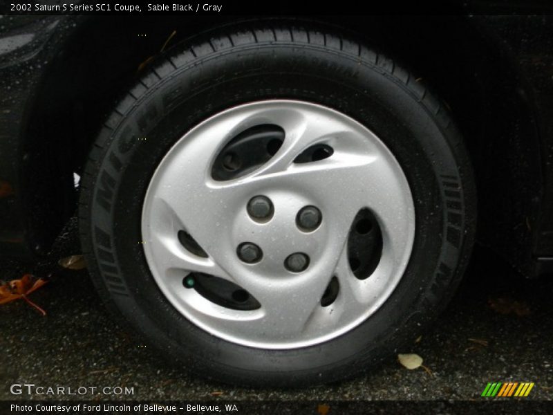 Sable Black / Gray 2002 Saturn S Series SC1 Coupe