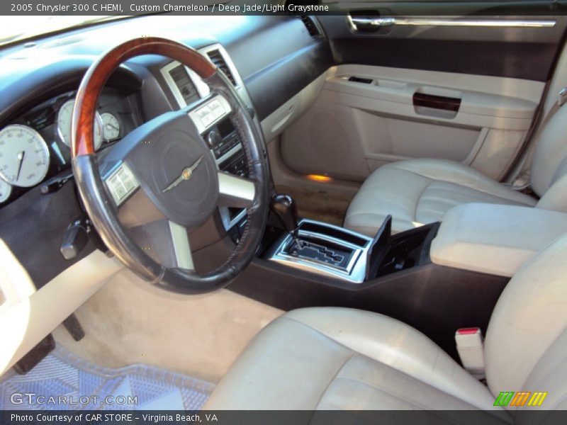  2005 300 C HEMI Deep Jade/Light Graystone Interior