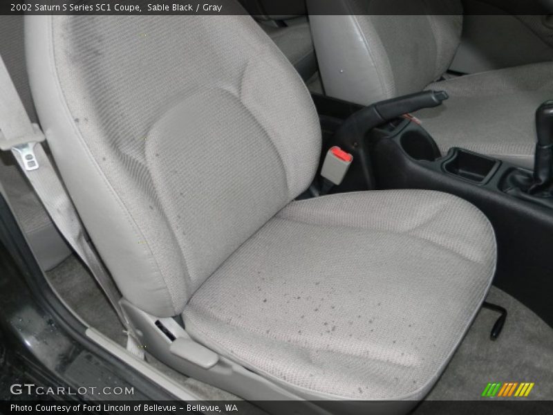 Sable Black / Gray 2002 Saturn S Series SC1 Coupe
