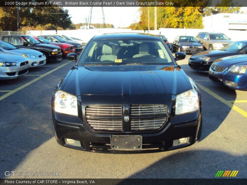 Brilliant Black Crystal Pearl / Dark Slate Gray/Light Slate Gray 2006 Dodge Magnum R/T AWD
