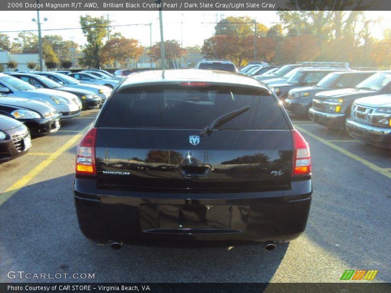 Brilliant Black Crystal Pearl / Dark Slate Gray/Light Slate Gray 2006 Dodge Magnum R/T AWD