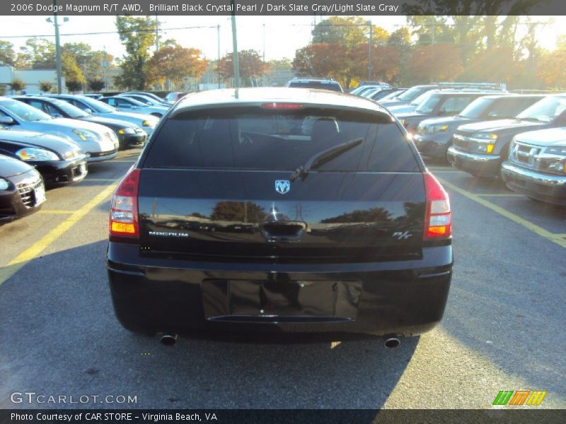 Brilliant Black Crystal Pearl / Dark Slate Gray/Light Slate Gray 2006 Dodge Magnum R/T AWD