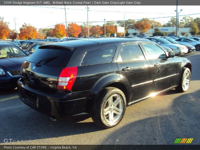 Brilliant Black Crystal Pearl / Dark Slate Gray/Light Slate Gray 2006 Dodge Magnum R/T AWD