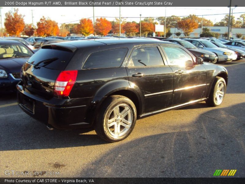 Brilliant Black Crystal Pearl / Dark Slate Gray/Light Slate Gray 2006 Dodge Magnum R/T AWD