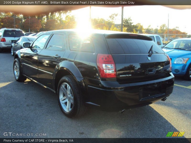Brilliant Black Crystal Pearl / Dark Slate Gray/Light Slate Gray 2006 Dodge Magnum R/T AWD