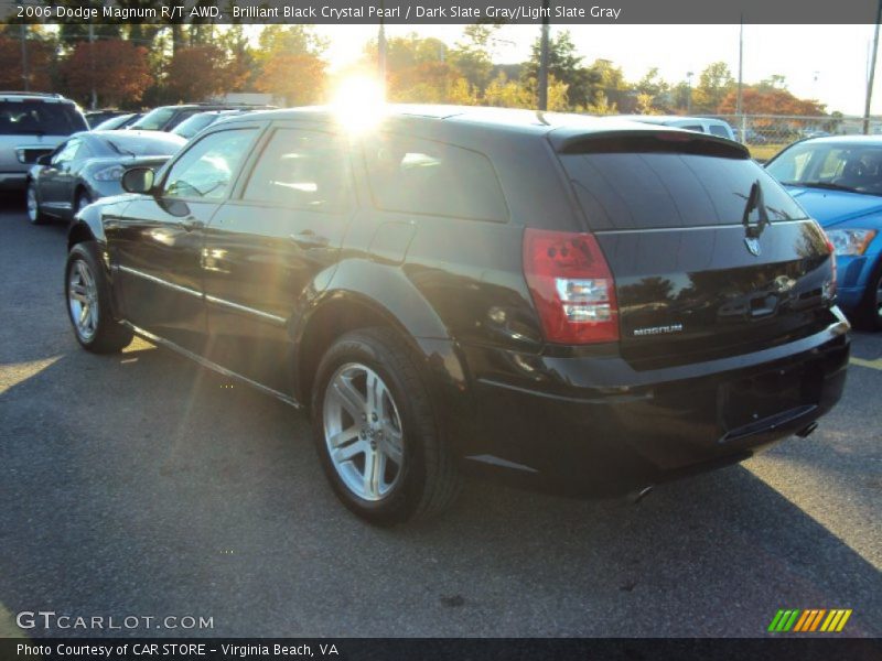 Brilliant Black Crystal Pearl / Dark Slate Gray/Light Slate Gray 2006 Dodge Magnum R/T AWD