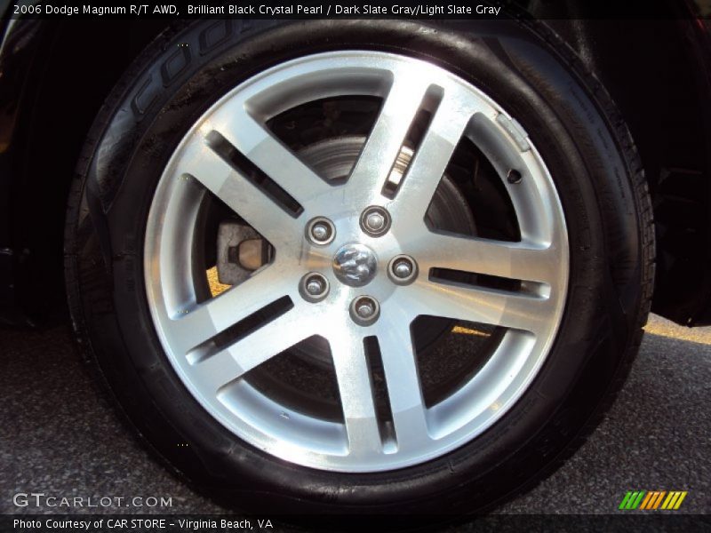 Brilliant Black Crystal Pearl / Dark Slate Gray/Light Slate Gray 2006 Dodge Magnum R/T AWD
