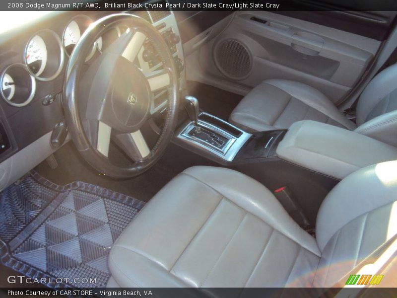 Brilliant Black Crystal Pearl / Dark Slate Gray/Light Slate Gray 2006 Dodge Magnum R/T AWD