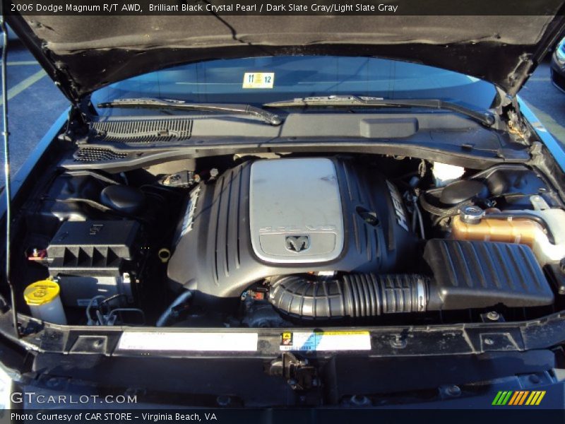 Brilliant Black Crystal Pearl / Dark Slate Gray/Light Slate Gray 2006 Dodge Magnum R/T AWD